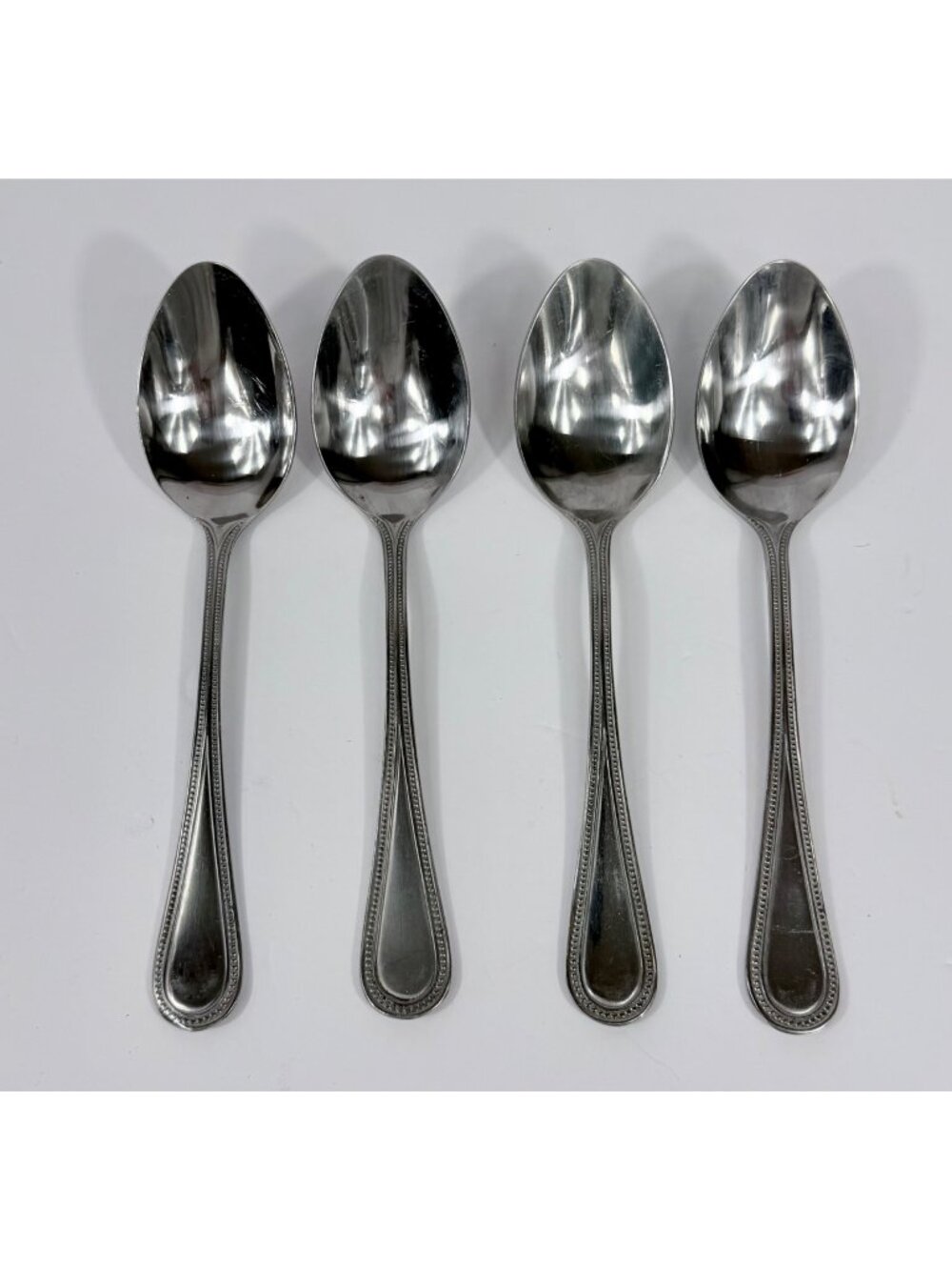Set Of 4 Nantucket Distributing Christmas Tree Shops Stainless Steel Tablespoons
